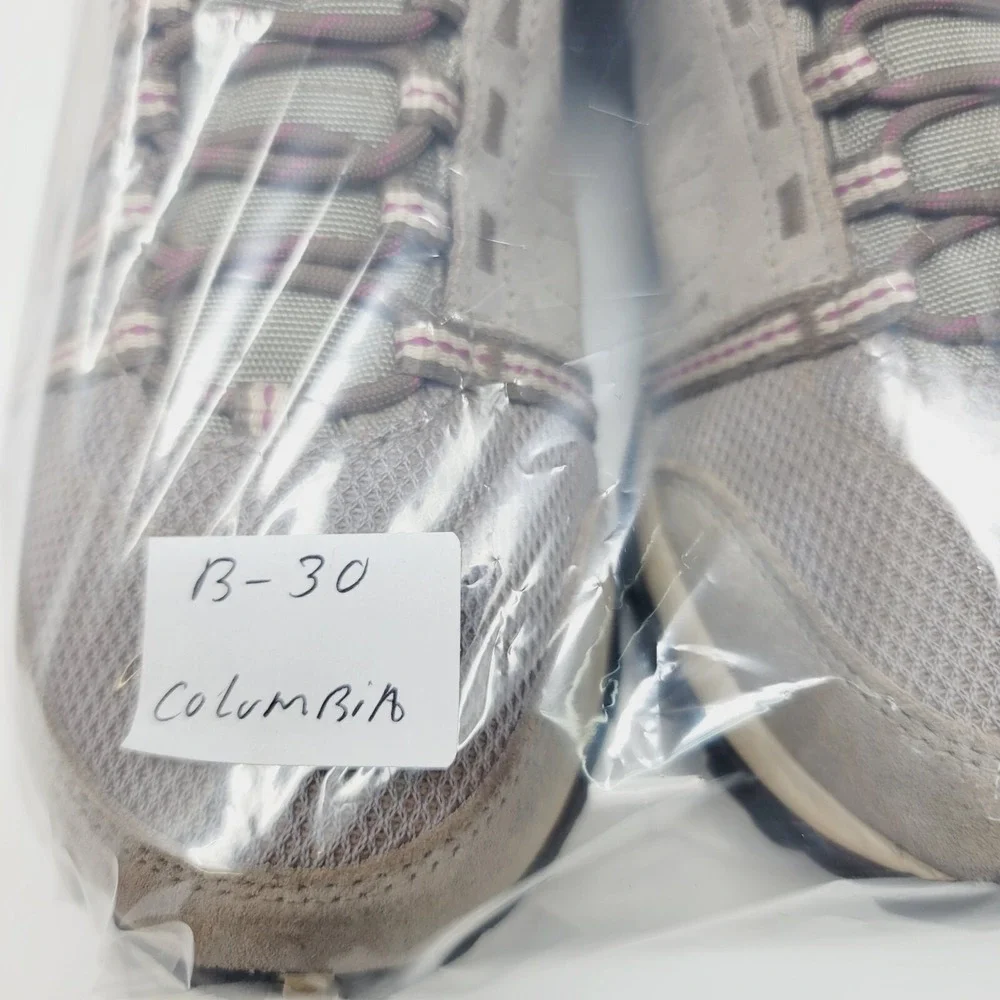 Columbia Shoes Womens Sz 8.5 M Yama II Hiking Trail Gray TechLite Omni Grip